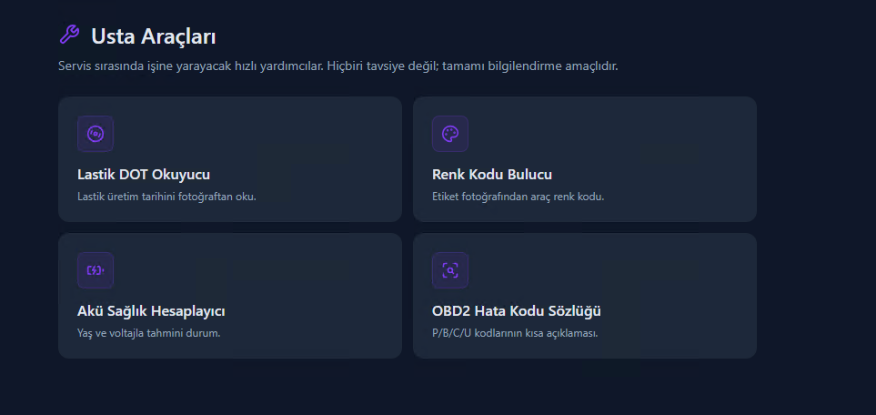 Panel ekran görüntüsü