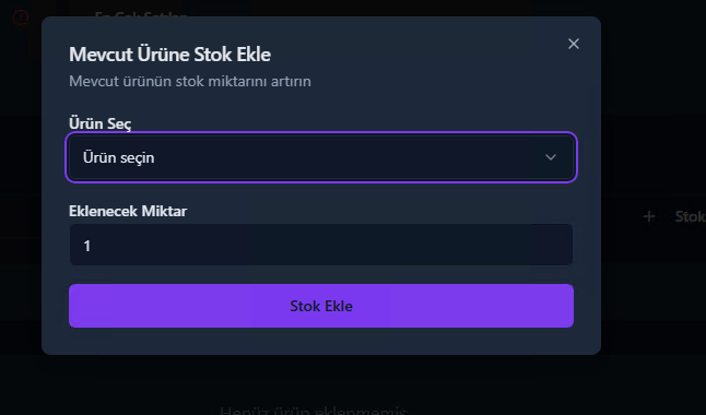 Panel ekran görüntüsü
